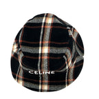 Celine Hat Logo Check 2 Au5 B231 L Wool Multicolor — view 6