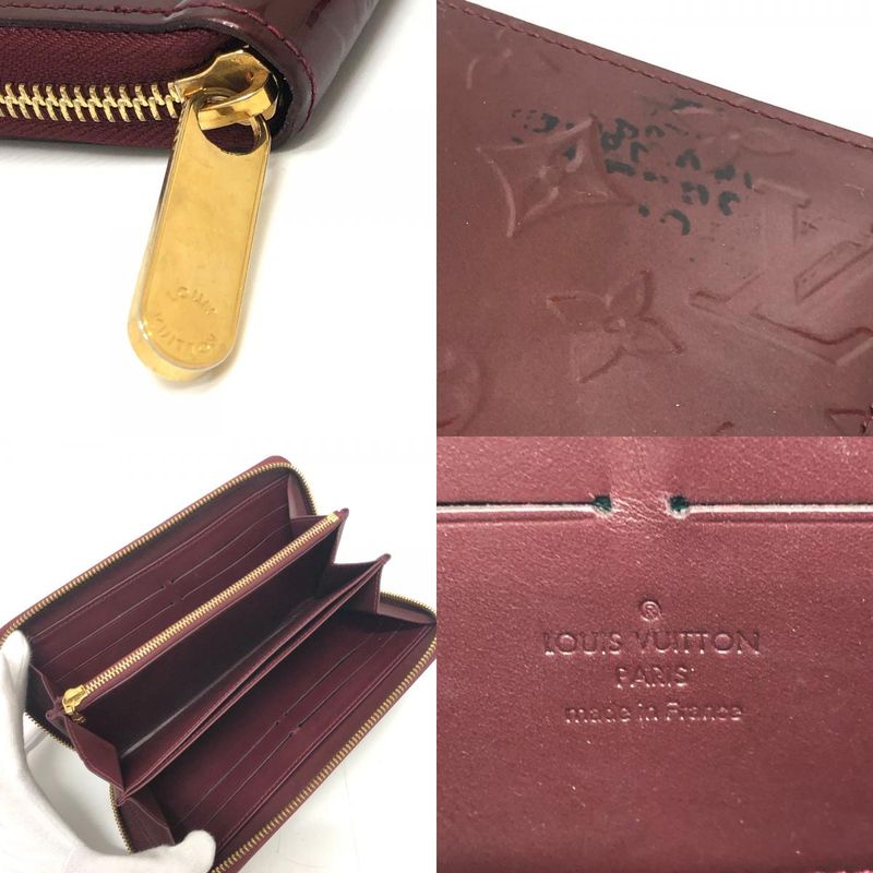 Louis Vuitton Long Wallet Zippy Monogram Vernis Amarant — view 7