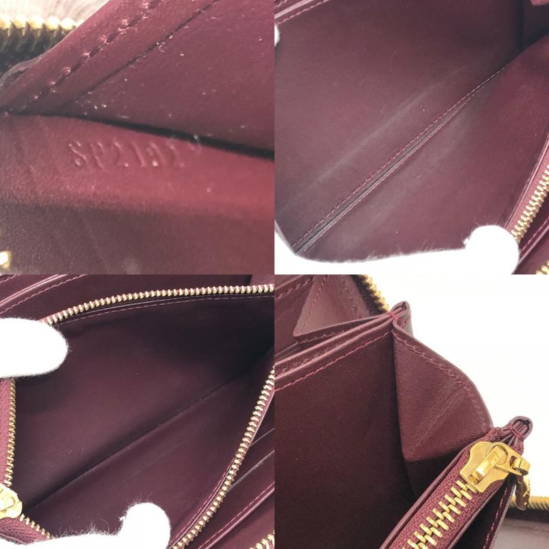 Louis Vuitton Long Wallet Zippy Monogram Vernis Amarant — view 8