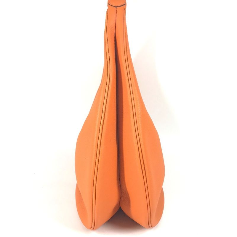 Hermes Shoulder Bag Gao Leather Orange — view 4