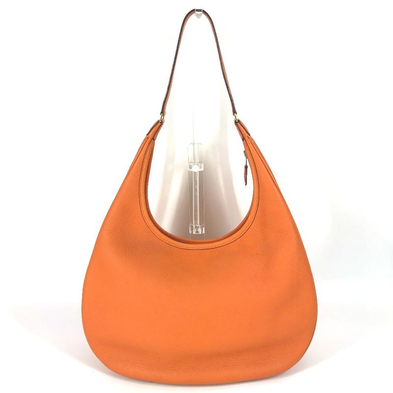 Hermes Shoulder Bag Gao Leather Orange — view 3