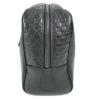 Gucci Second Bag GG Logo Guccissima Leather Black — view 5