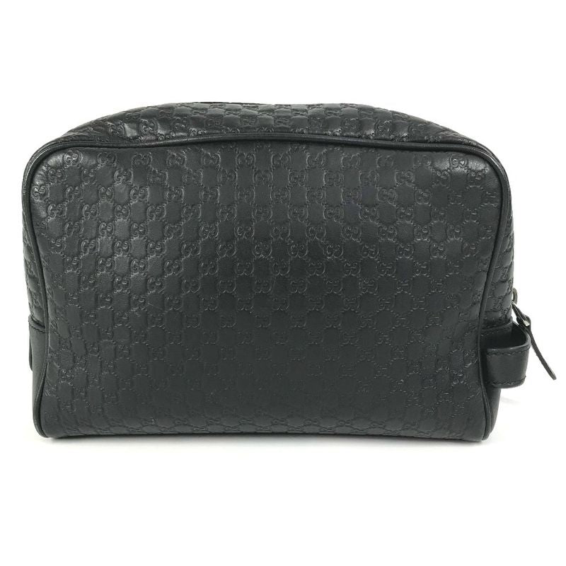 Gucci Second Bag GG Logo Guccissima Leather Black — view 3