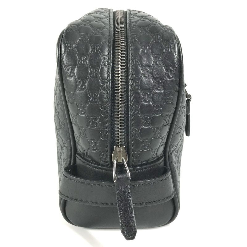 Gucci Second Bag GG Logo Guccissima Leather Black — view 4