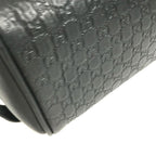 Gucci Second Bag GG Logo Guccissima Leather Black — view 8