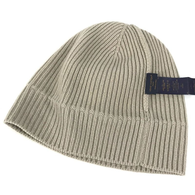 Louis Vuitton Knit Hat Beanie Dual Cashmere Grey Gray — view 7