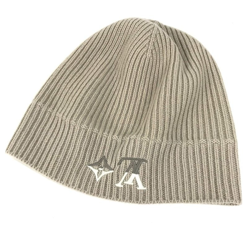 Louis Vuitton Knit Hat Beanie Dual Cashmere Grey Gray — view 6