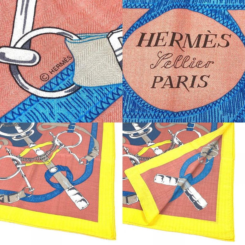 Hermes Scarf Carre Geant 140 Cashmere Multicolor — view 8