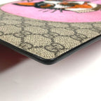 Gucci Clutch Bag Bosco Applique GG Supreme Canvas Beige — view 8
