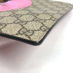 Gucci Clutch Bag Bosco Applique GG Supreme Canvas Beige — view 7