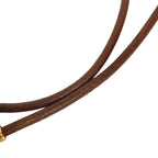 Hermes Bracelet Grennan Logo Double Leather Brown — view 9