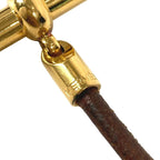 Hermes Bracelet Grennan Logo Double Leather Brown — view 6