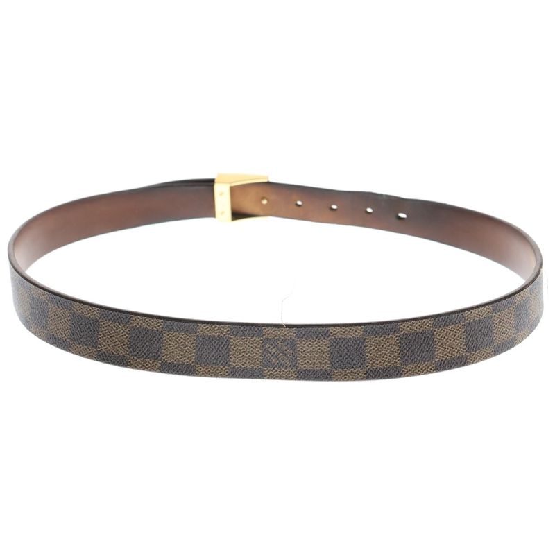 Louis Vuitton Damier Sainteur Carre Belt Brown Gold M6802 — view 3