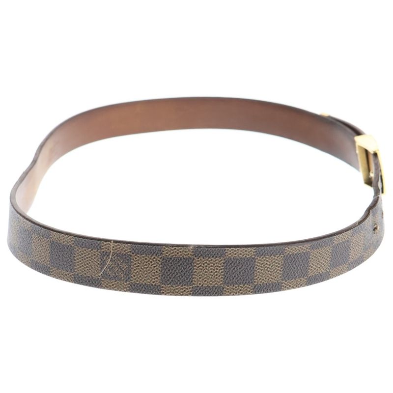 Louis Vuitton Damier Sainteur Carre Belt Brown Gold M6802 — view 4