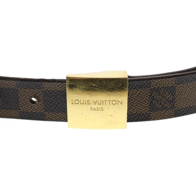 Louis Vuitton Damier Sainteur Carre Belt Brown Gold M6802 — view 5