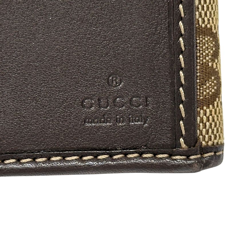 Gucci Wallet Gucciori GG Canvas Long Brown dog — view 6