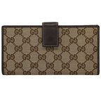 Gucci Wallet Gucciori GG Canvas Long Brown dog — view 2