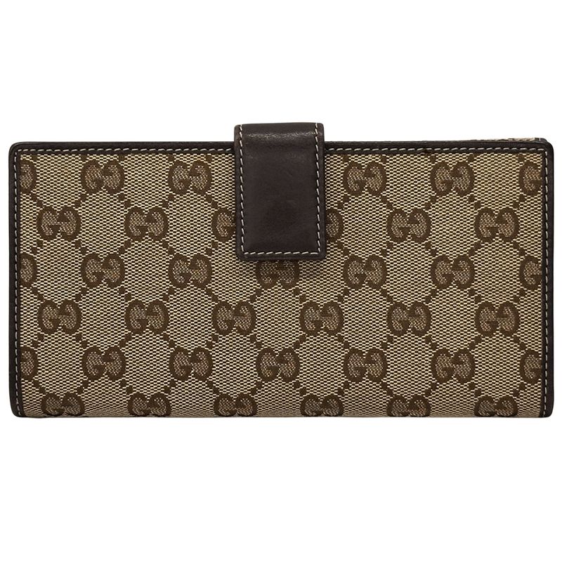 Gucci Wallet Gucciori GG Canvas Long Brown dog — view 2
