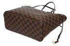Louis Vuitton Handbag Neverfull PM Damier Ebene Canvas Brown — view 8
