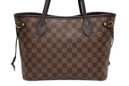 Louis Vuitton Handbag Neverfull PM Damier Ebene Canvas Brown — view 3