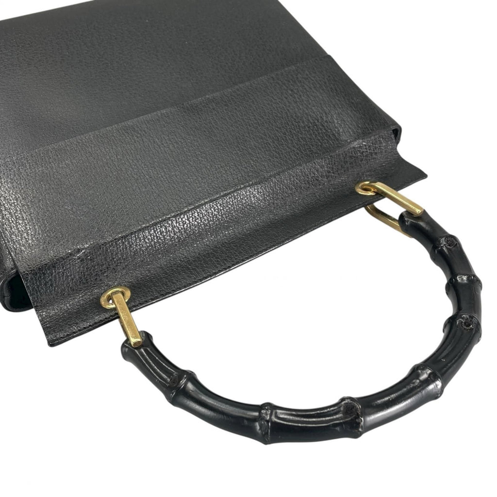 Gucci Handbag Leather Black — view 4