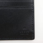 Gucci GG Embossed Bifold Cuff Black Billfold — view 8