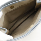 Fendi FF 8 Bt084 Canvas Beige Light Blue Shoulder Bag — view 6