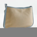 Fendi FF 8 Bt084 Canvas Beige Light Blue Shoulder Bag — view 5