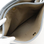 Fendi FF 8 Bt084 Canvas Beige Light Blue Shoulder Bag — view 7