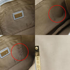 Fendi FF 8 Bt084 Canvas Beige Light Blue Shoulder Bag — view 9