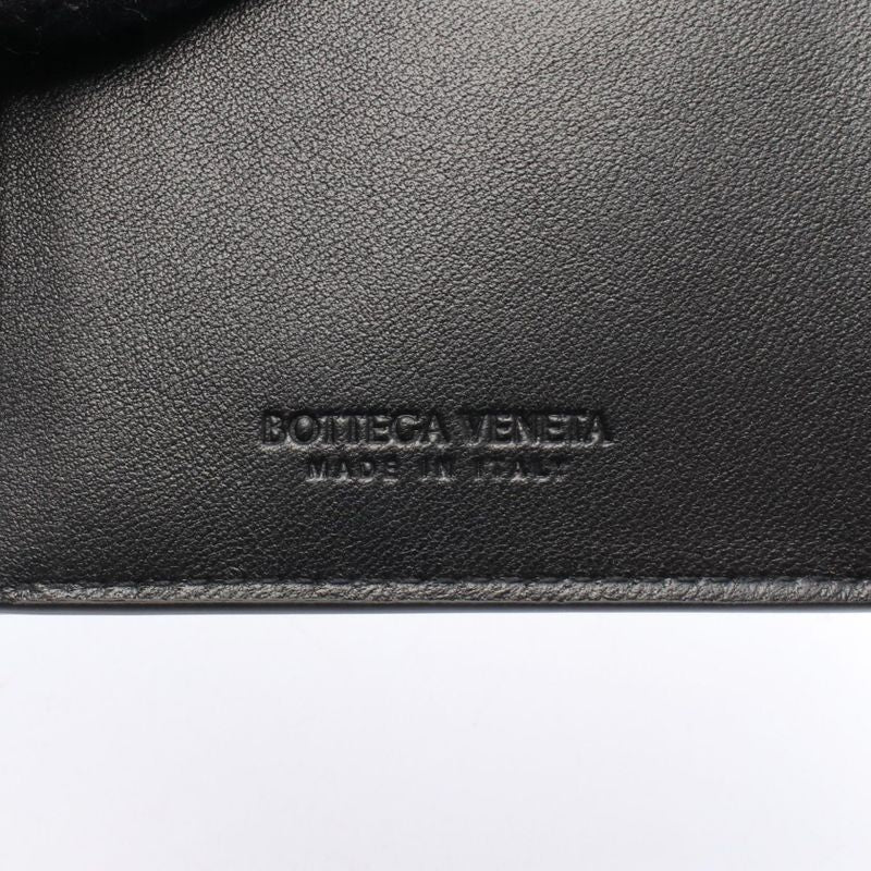 Bottega Veneta Coin Case Cassette Black Leather Card — view 5
