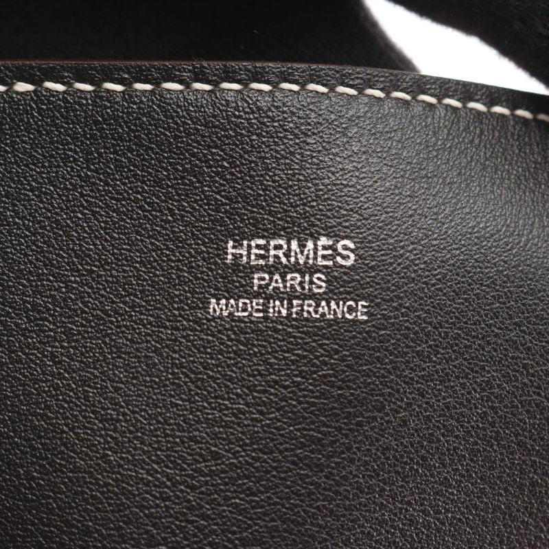 Hermes Tote Bag Neo Double Sens 35 Rose Sakura Ebenne Leather — view 5
