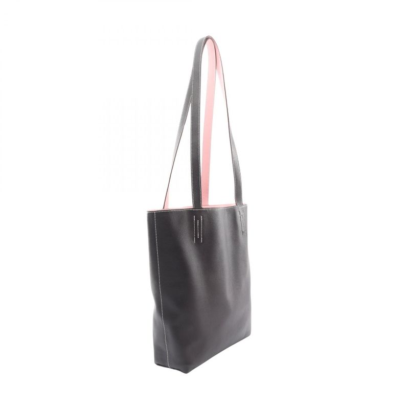 Hermes Tote Bag Neo Double Sens 35 Rose Sakura Ebenne Leather — view 3