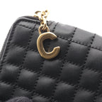 Celine Coin Case & card Pouch CC Charm 10 B823 bfl.38 no Black Leather — view 7
