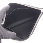 Dior Second Bag Clutch Black Czech Legre Leather — view 4