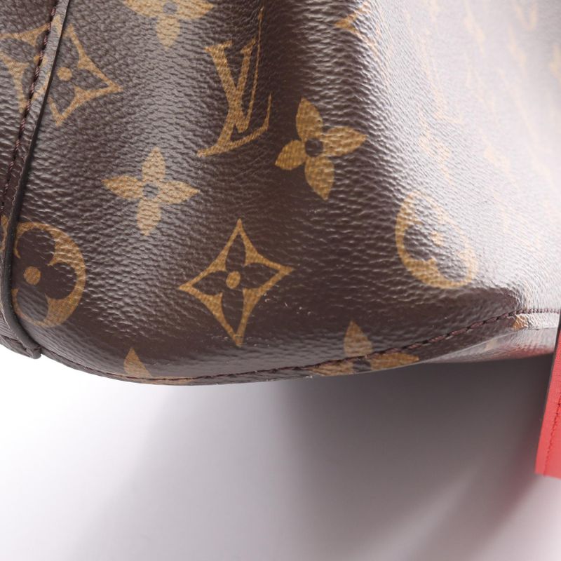Louis Vuitton Shoulder Bag Neo Noe Coquelicot Leather — view 7