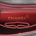 Chanel Shoulder Bag Mini Quilted 20 Black Lambskin — view 5