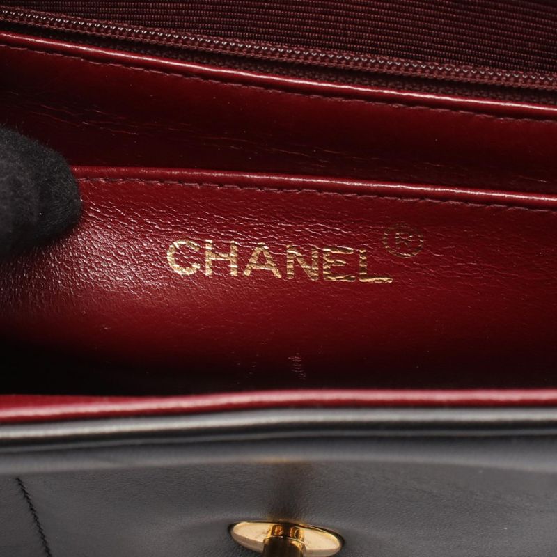 Chanel Handbag Mademoiselle Black Lambskin — view 5