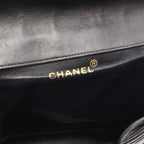 Chanel Rucksack Sac Backpack Quilted Black Lambskin — view 6
