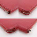 Hermes Azap Silk In Long Veau Epsom Red N Wallet — view 5