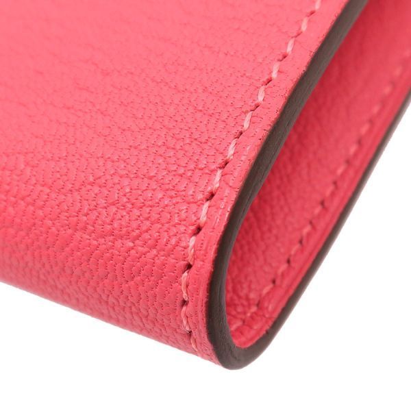 Hermes Kelly Chevre Pink Wallet — view 4