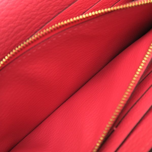 Hermes Kelly Chevre Pink Wallet — view 9