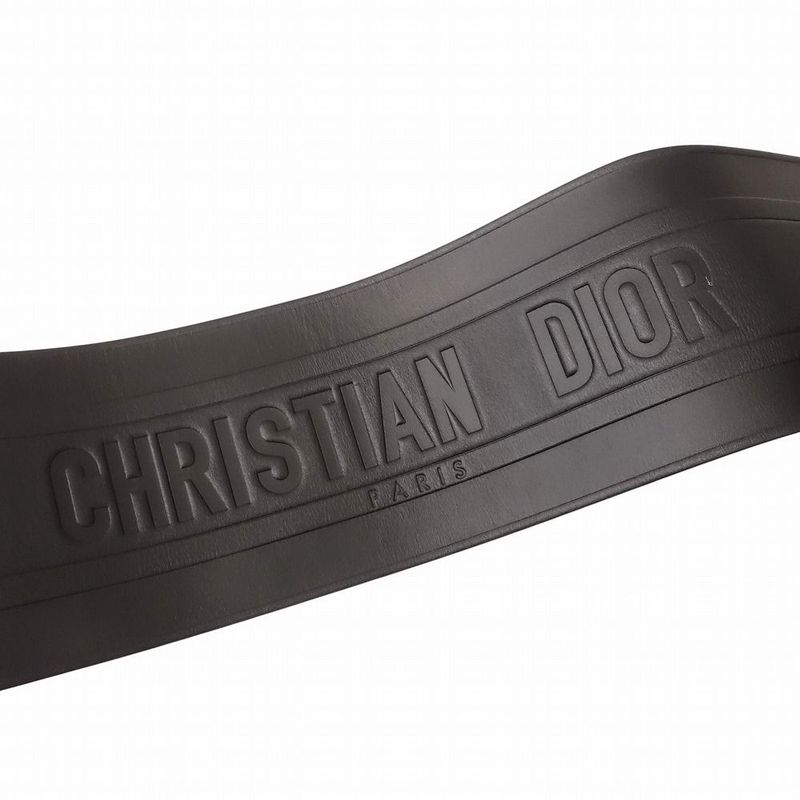 Christian Dior Logo Belt Corset Leather Double Waist Gold Hardware TNT — view 4