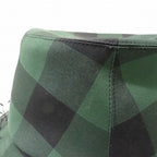 Christian Dior Check Pattern Bucket Hat Veil Bob Tulle Oblique Green — view 7