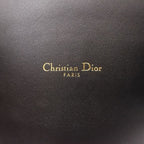Christian Dior Logo Belt Corset Leather Double Waist Gold Hardware TNT — view 5