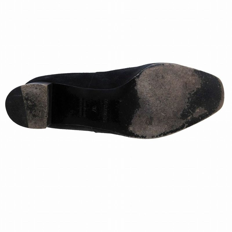 Hermes Long Boots Suede Carre Buckle Carriage Hardware Versailles — view 3