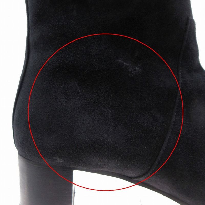 Hermes Long Boots Suede Carre Buckle Carriage Hardware Versailles — view 7