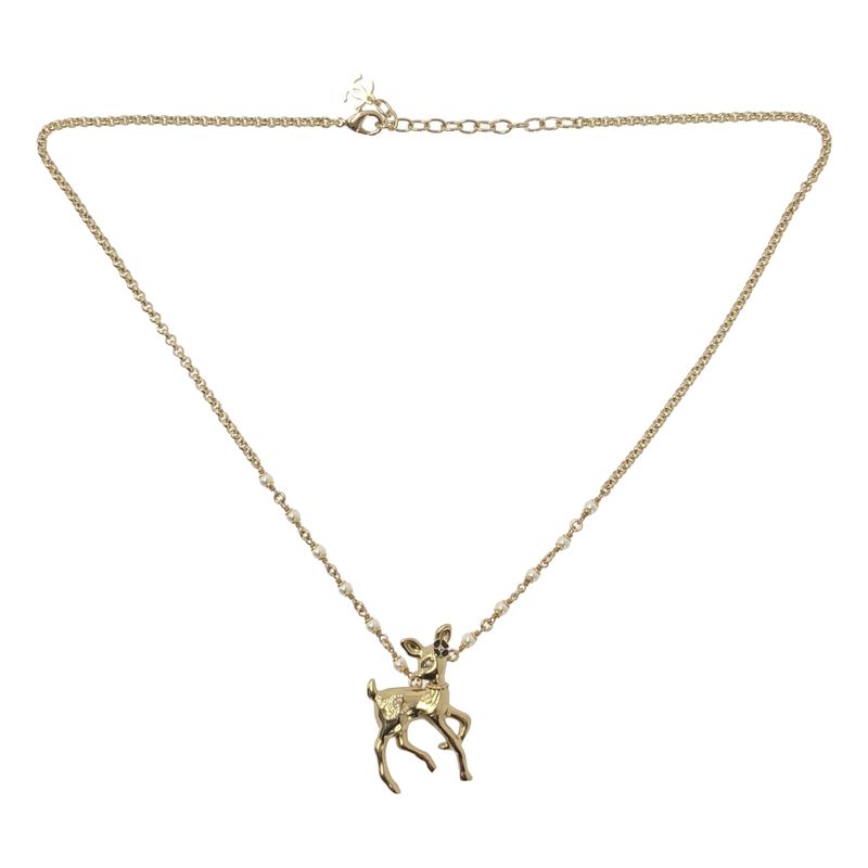Chanel 2025 SS Abf289 Coco Mark Bambi Rhinestone Faux Pearl Decoration — view 3