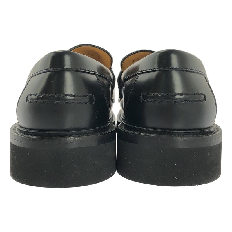 Christian Dior Boy Bicolor Leather Loafers 37 1 2 Black White — view 5