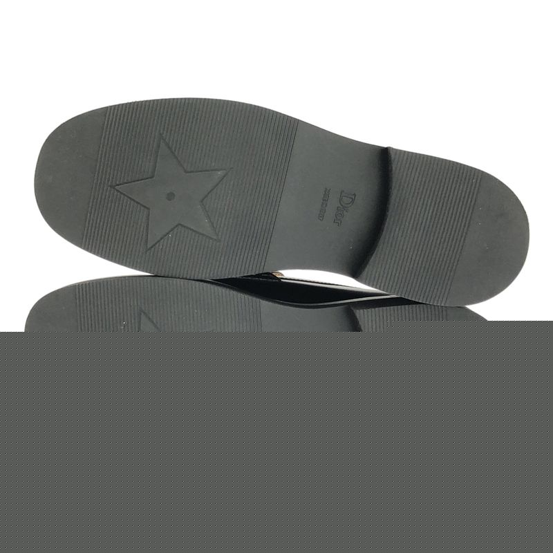 Christian Dior Boy Bicolor Leather Loafers 37 1 2 Black White — view 7